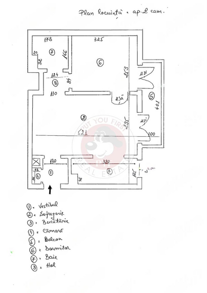 Parc Floreasca | 2 camere | 37mp | Semidecomandat | B12314